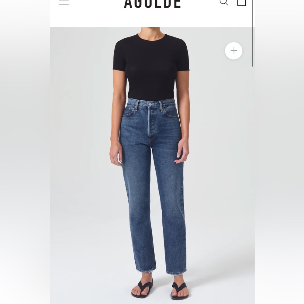NWT Agolde 90s Pinch Waist Jeans in Range